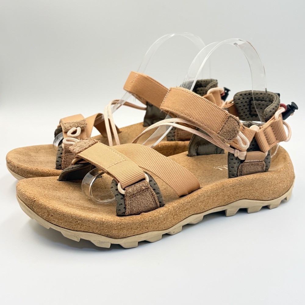 Merrell Women's Sz‎ 9 Speed Fusion RMX Sandals Tan Rose Performance Footwear EUC - Picture 4 of 12